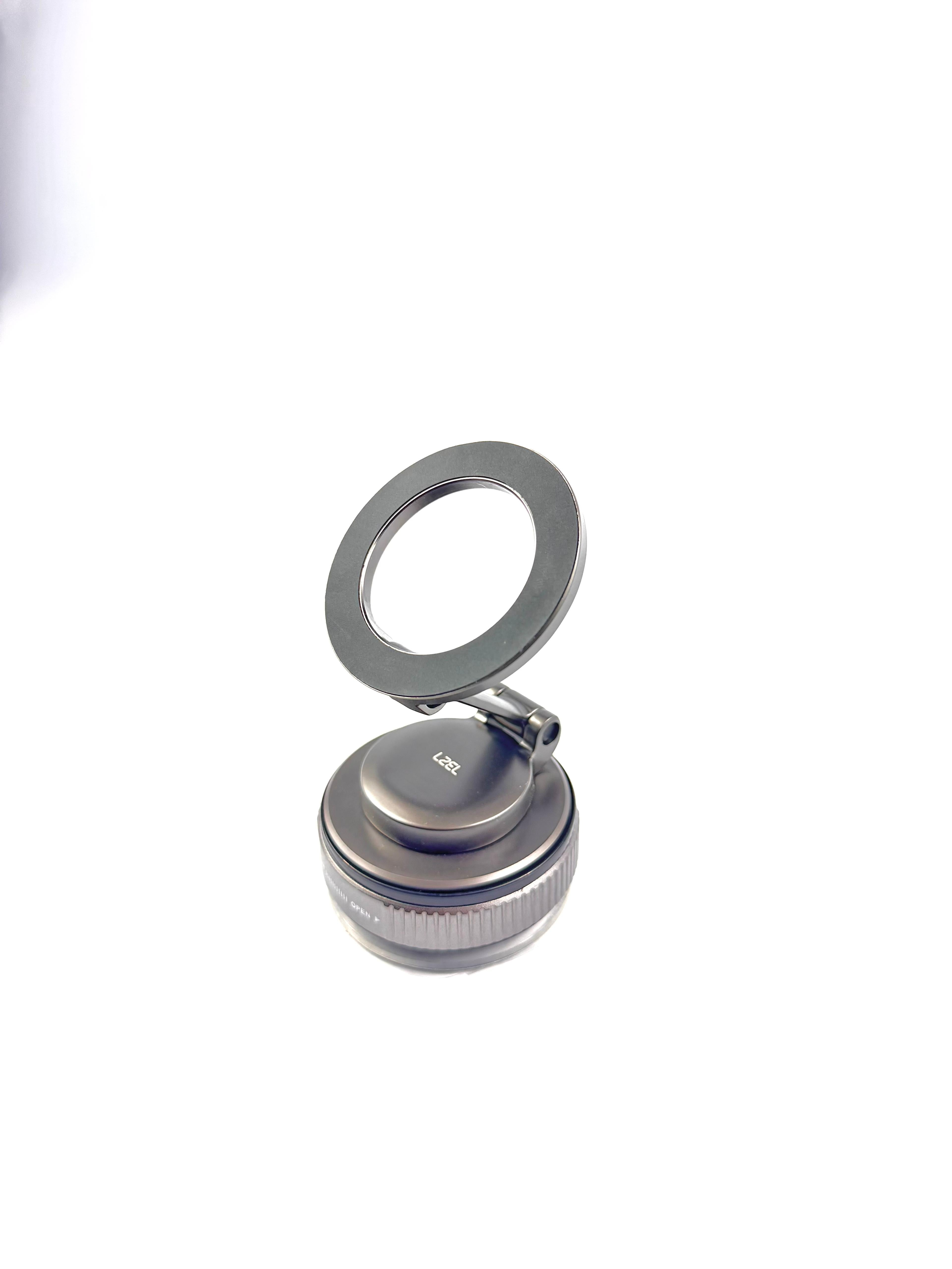 حامل هاتف Magvortex Flex من ليزل بالشفط المغناطيسي والفراغي | أسود حامل هاتف Magvortex Flex من ليزل بالشفط المغناطيسي والفراغي | أسود